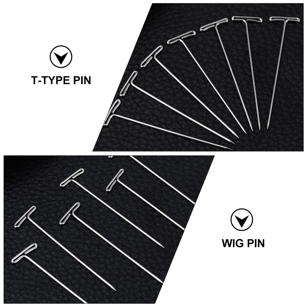 

400pcs Stainless T-Type Pin T-Type Pin Durable Hair Styling Tool For Weave Braiding Extensions Needle Set
