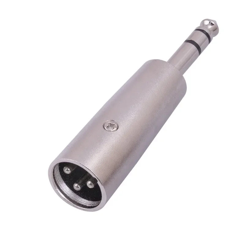 NEW 3 Pin Microphone Transform TRS Male to Female Adapter XLR Male to 1/4" 6.35mm Stereo Mic Connector Converter Plug