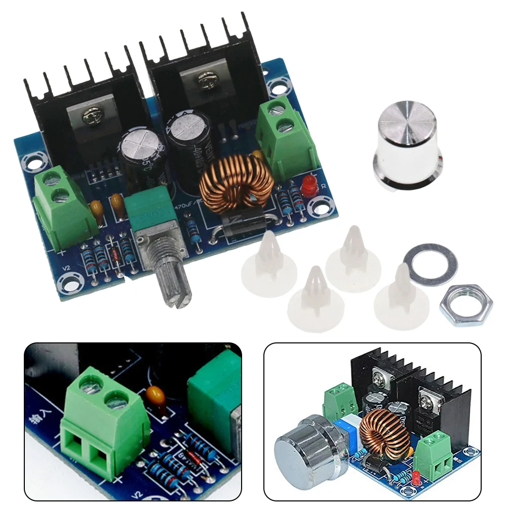 DC Voltage Regulator ﻿XH-M401DC Step-Down Module XL4016E1 High Power DC Voltage Regulator Board 8A PWM Modulation Measurement