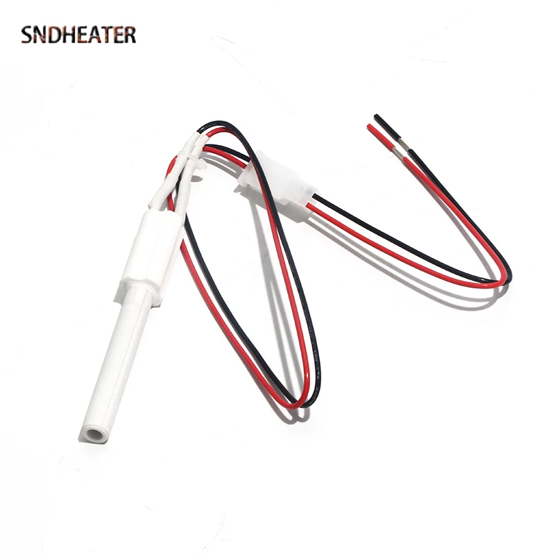 SNDHEATER 220 فولت بيليه موقد MCH السيراميك الشاعل عنصر ID6mm شواء كهربائي إشعال قضيب تسخين المقاومة للتآكل 300 واط 100 مللي متر