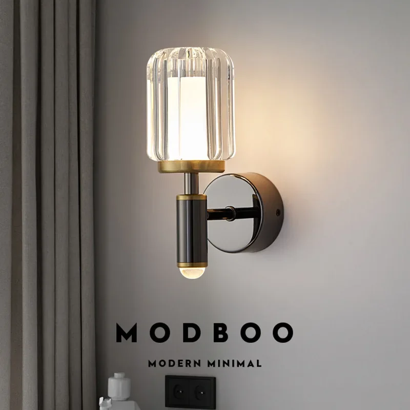 Moderne Minimalistische Wandlamp, Lichte Luxe, Creatieve Woonkamer Lamp, Minimalistische Tv Achtergrondmuurlamp