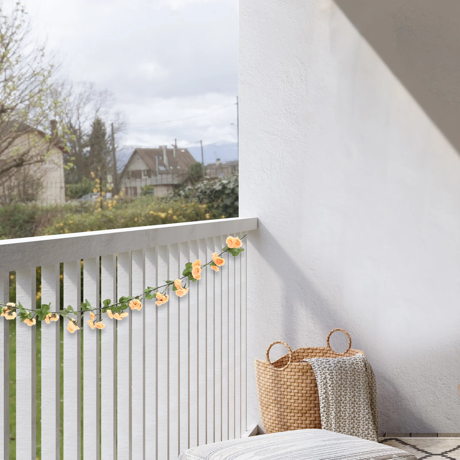 

Artificial Rose GarlandHome Decorations Faux Flower Vine Party DIY Decor Imitation Floral Garland Delicate Romantic