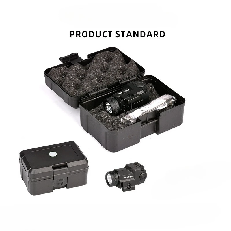 

800 Lumens Light Rechargeable Flashlight with Strobe Mode Light for Picatinny and GL Rails