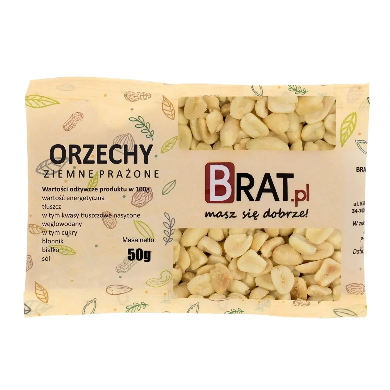 Orzechy ziemne prażone 50g