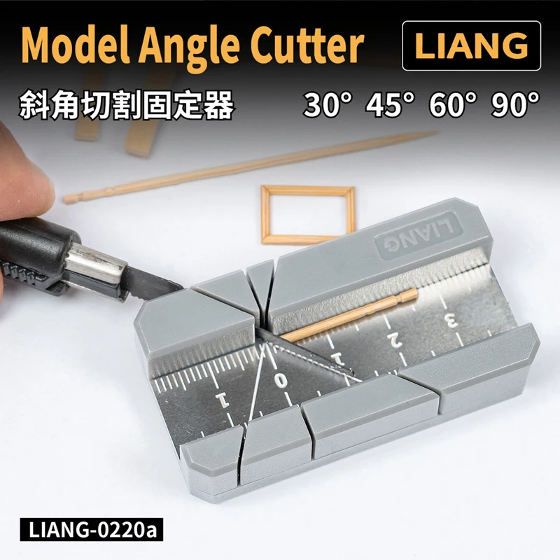 LIANG 0220a Model Making Tool Multi Angle Bevel Cutting Jig 30 45 60 90 Degree For Military Diorama Hobby DIY Assembly Parts