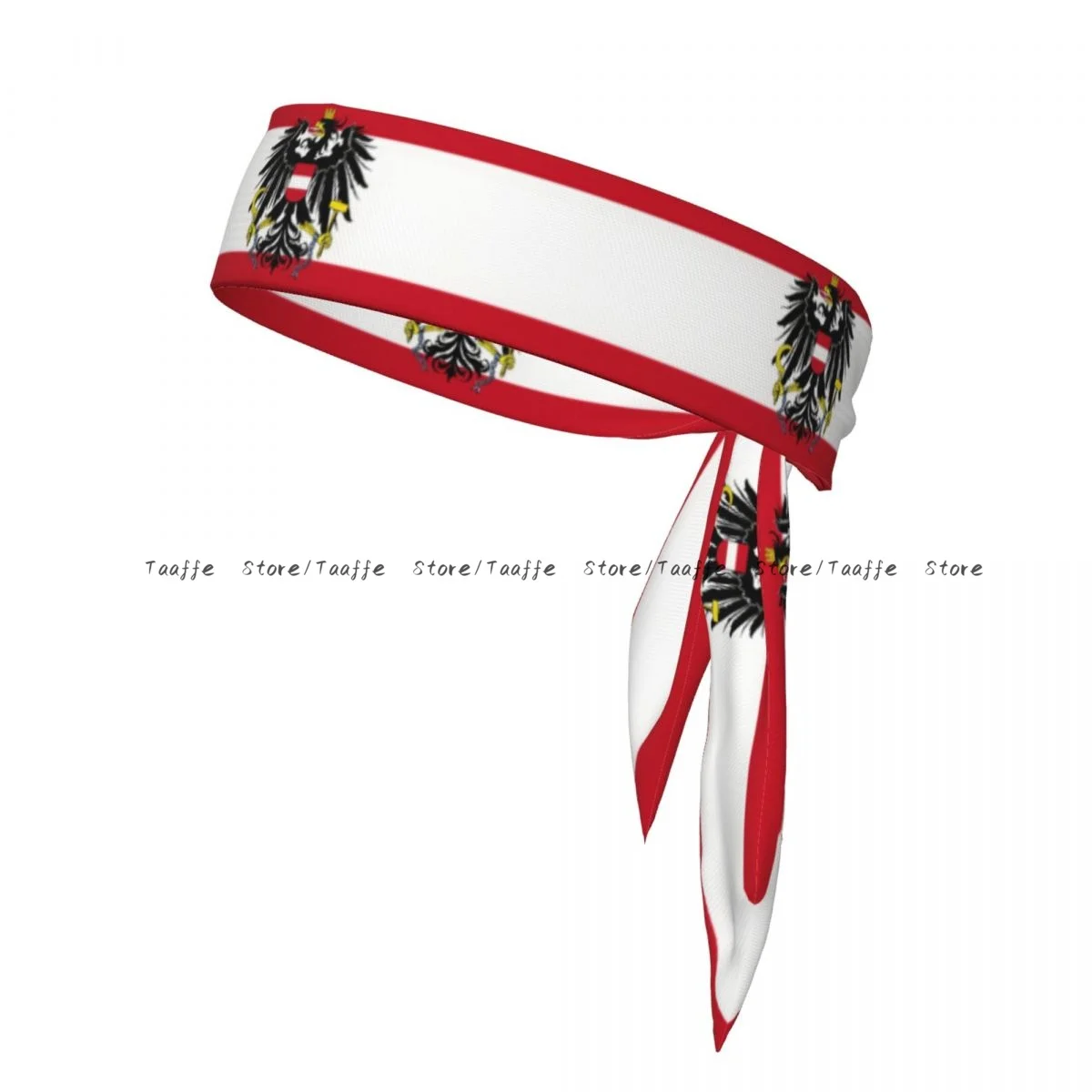 

Tie Headbands Flag Of Austria State Sports Head Band Athletic Sweatband Bandana Sweat Wicking