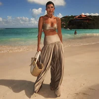 Bandeau 3 Pieces Bikini 2025 Sexy Women Swimsuit Swimwear Female Dress Cover Up Bikini Set Beachwear Bathing Suit Swimming Suit - Image 3