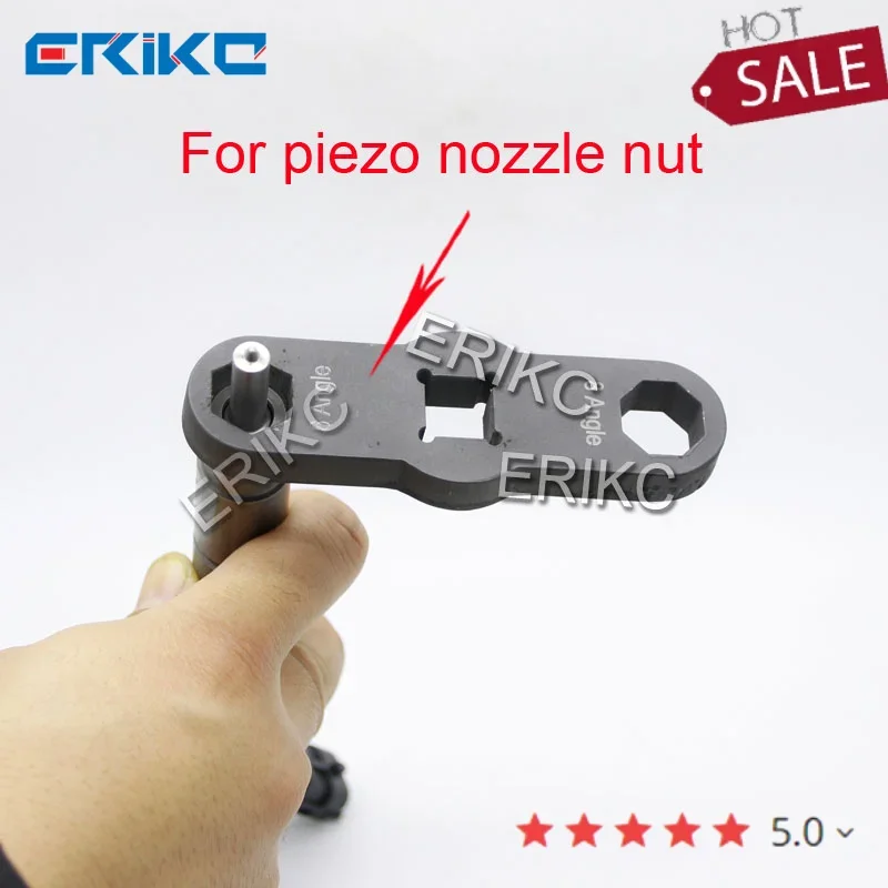 ERIKC 8 and 6 Angle Injector Nozzle Nut Remove Tool CR Injector NUT TIGHTENING Disassemble Removal Steel for Pizeo Siemens