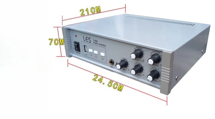 Insert card power amplifier MP-5050U supermarket shopping mall background music insert U disk constant pressure amplifier