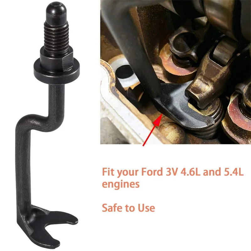 Valve Spring Compressor Tool Fit for Ford 3V 4.6L, 5.4L, and 6.8L Engines, Service Camshafts, Valve Seals, Valve Springs