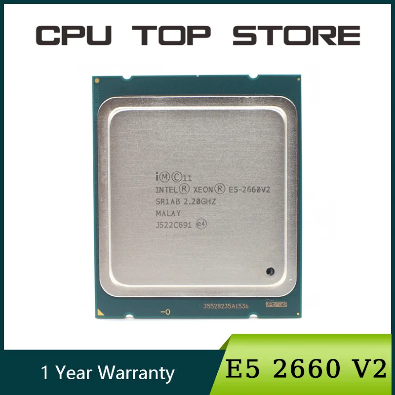 Intel Xeon E5 2660 V2 SR1AB CPU LGA 2011 Processor 10 Core 2.20GHz 25M 95W 2660V2