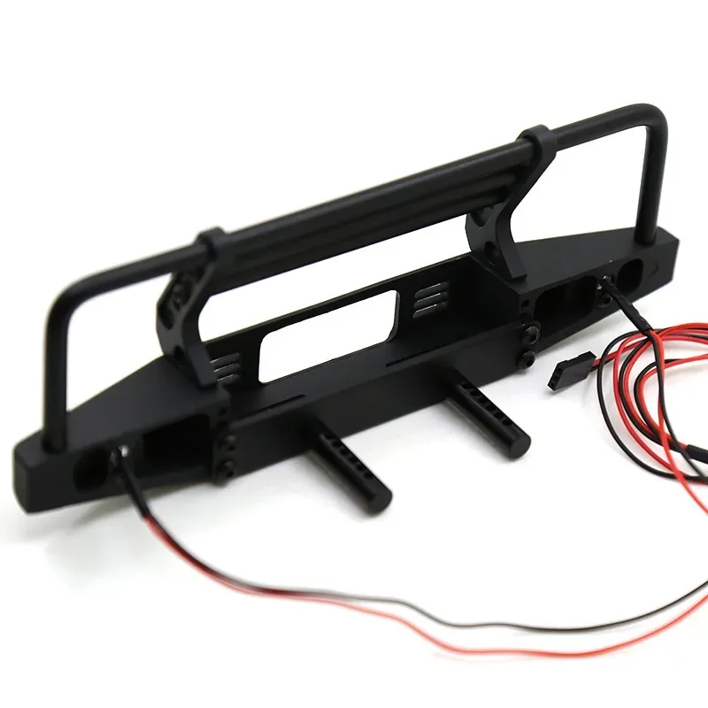 Parachoques delantero ajustable de Metal para 1/10 Trax Trx4 Trx-4 Defender Axial SCX10 90046 EX86100 Redcat GEN 8 coche trepador de control remoto