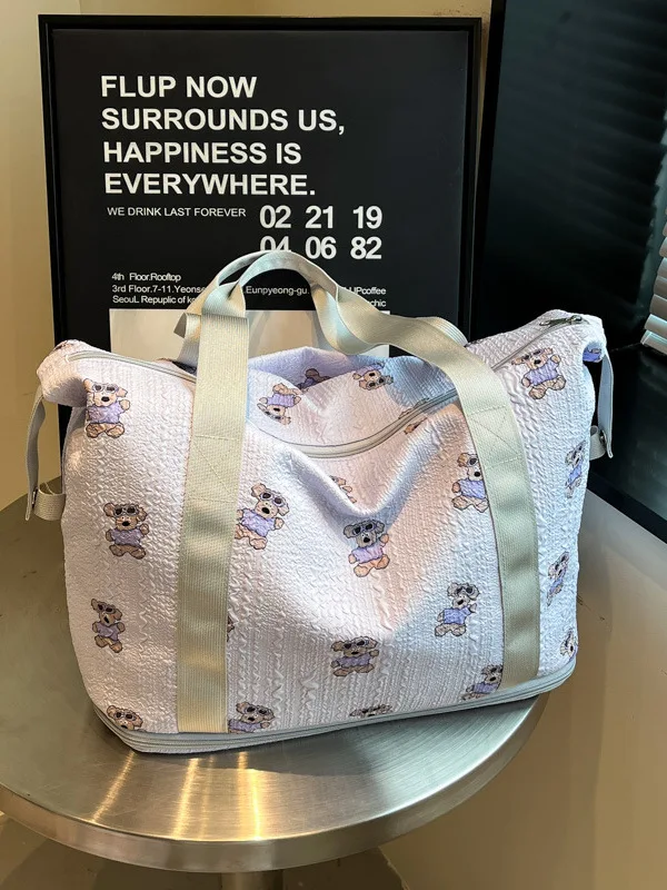 かわいいハンドヘルドショートトリップトラベルバッグマタニティ入院妊娠出産バッグ収納バッグ荷物バッグ女性軽量大容量