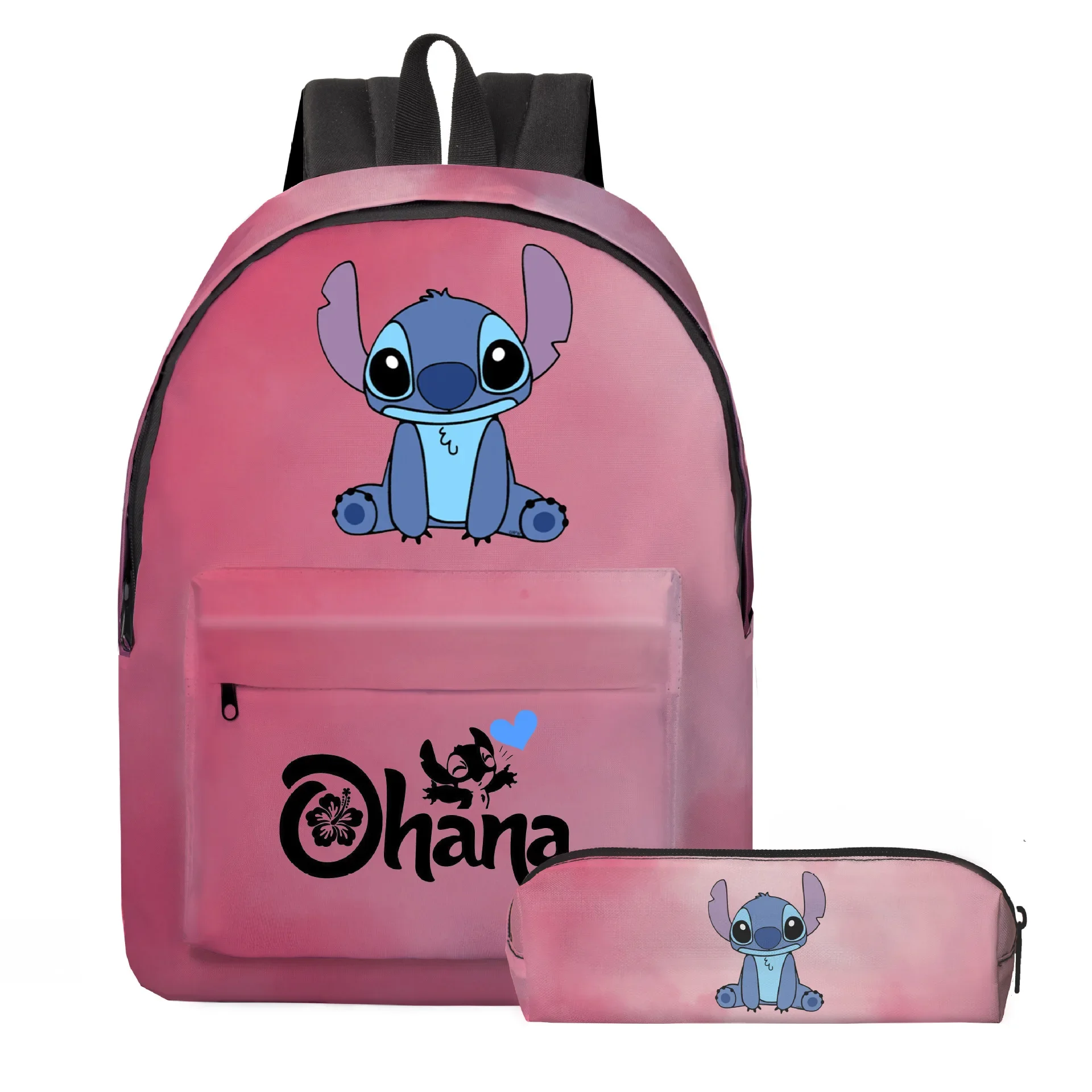 

Mochila Stitch Disney School Bags For Teenage kids Backpack Travel Backpack Student notebook Bookbags Cartoon Anime bag 2Pcs/Set