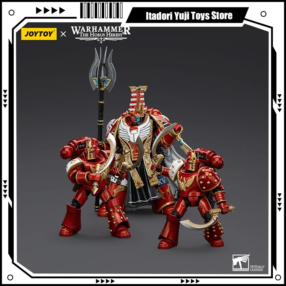 

В НАЛИЧИИ] JOYTOY 1/18 Фигурки Warhammer 30K Тысяча Сынов Khenetai Оккультный Cabal Khenetai Blademaster Blade Аниме Игрушка в подарок