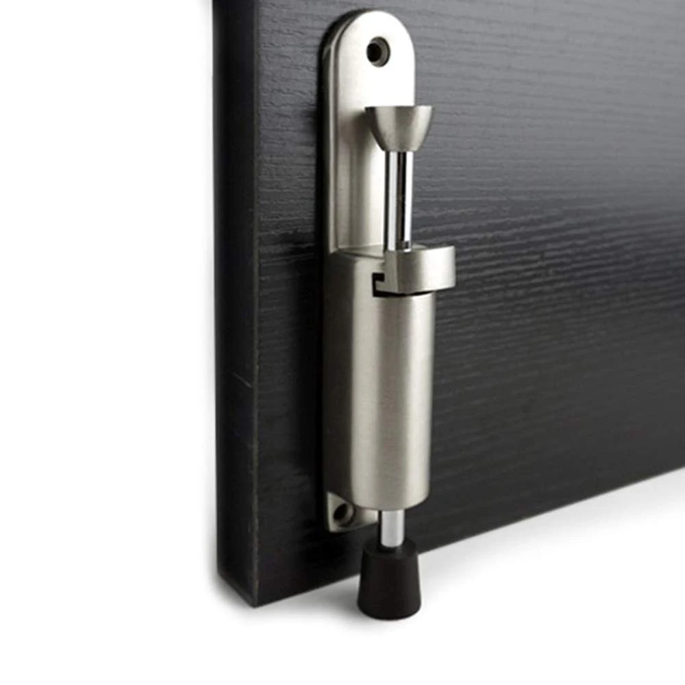 1-5 قطعة سدادة الباب القابلة للتعديل الربيع تحميل تلسكوبي موقف سبائك الزنك الثقيلة أقفال الأبواب حامل وقف جدار حامي #5