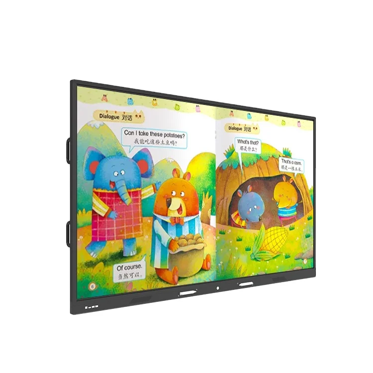 HUSHIDA 55 inch preschool Smart teaching electronic whiteboard for classroom