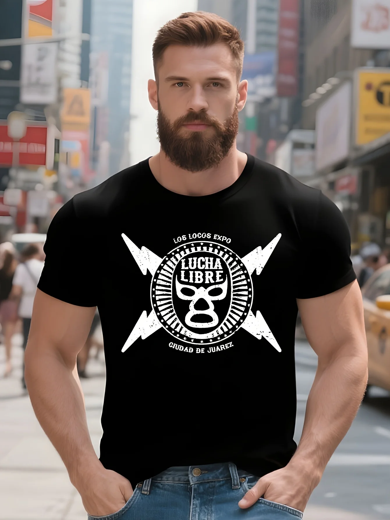 

Lucha Libre, Luchador Mask, Mexican Wrestling, Tijuana, The Hangover, Fight Club, vintage 100% pure cotton washable and durable