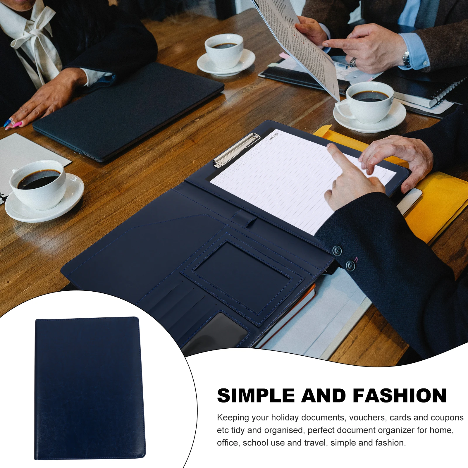 

Folder File Business Card Holder Work Resume Portfolio Pu Document Organizer Binder