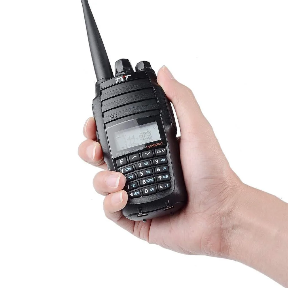 TYT TH-UV8000D przenośne Walkie Talkie 10W podwójny wyświetlacz dwuzakresowy amator FM Ham dwukierunkowe radia Tyt THUV8000D