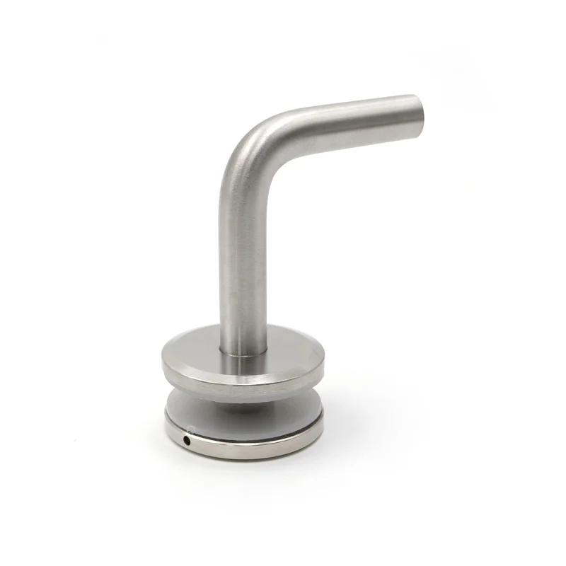 custom.Solid 304 Stainless Steel Corridor Staircase Handrail Elegant Modern Glass Wall Fixing Parts with Railings