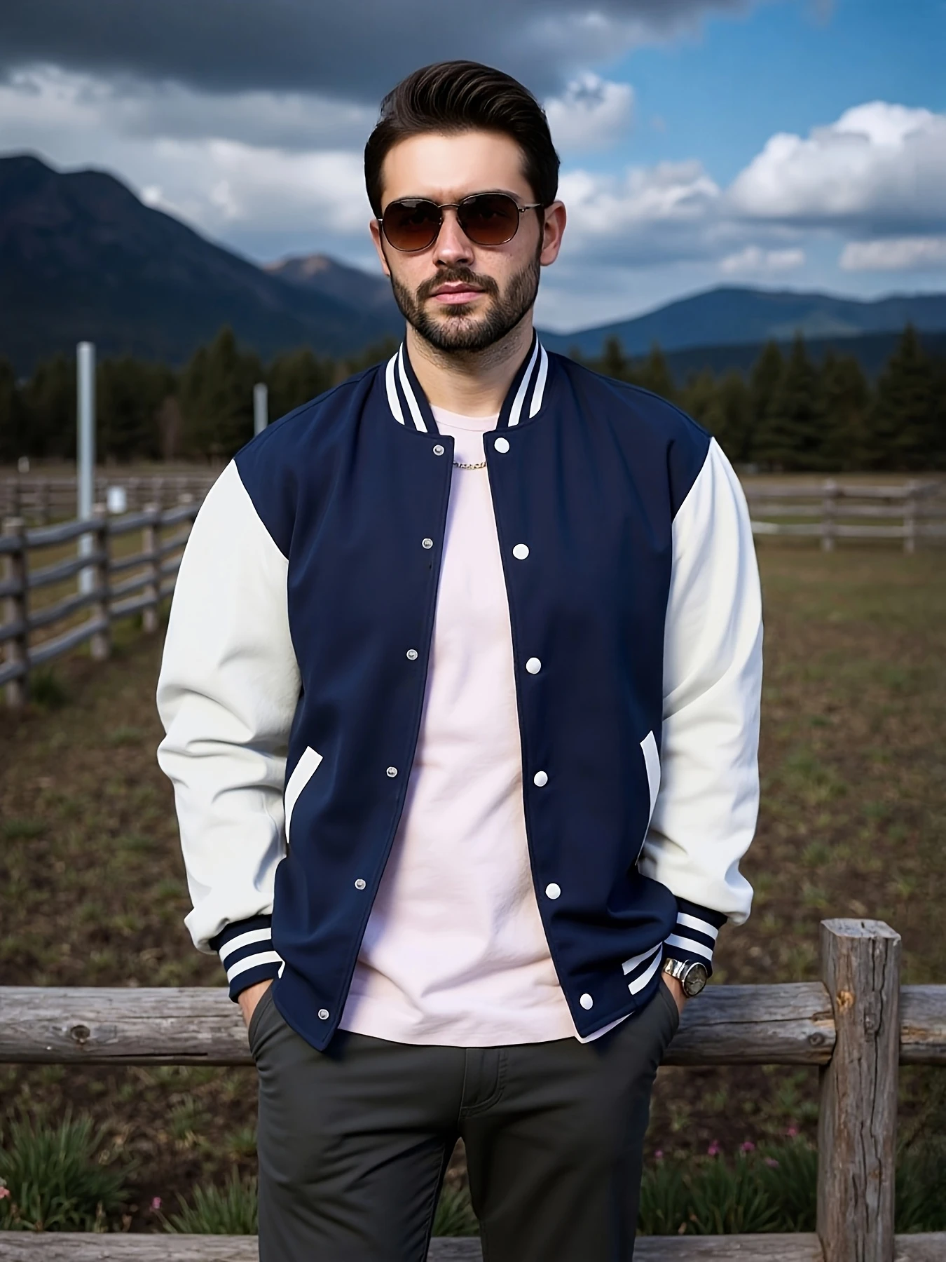 American Retro Korean Style Jacket for Spring and Autumn Couples, Multifunctional Loose Jacket for Men and Women