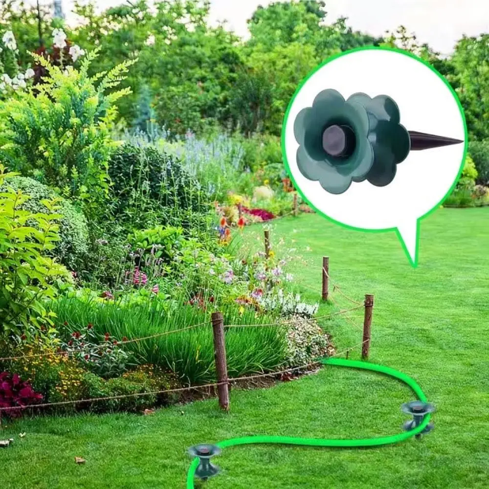 Lawn Hose Protector Guide Spike Irrigation Supplies Garden Pipe Watering Tool Corner Guard Durable Plastic Material