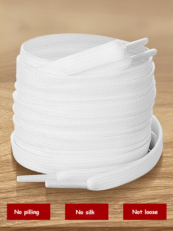 White Black Flat Shoelaces for Sneakers laces Shoe Strings Classic Shoe laces 70/90/100/120/140/160CM High-quality Shoelace