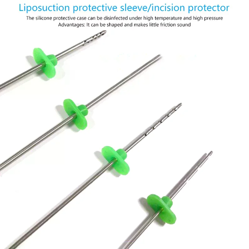 Pcs Skin Protector For Liposuction Cannula Needle Liposuction Tool 3.0/4.0/5.0mm Autoclavable Skin Ports Cover For Liposuction