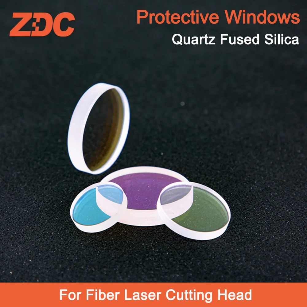 Laser Protective Windows 20*2 22.35*4 27.9*4.1 30*5 36*5 37*7 1064nm Quartz Fused Silica For Raytools Precitec WSX BY