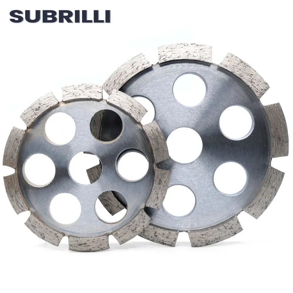 SUBRILLI 4 "/5" Berlian Tuck titik pisau 100/125mm dinding beton Tuck menunjukkan alat dinding alur penghalus gergaji lingkaran cakram bentuk V