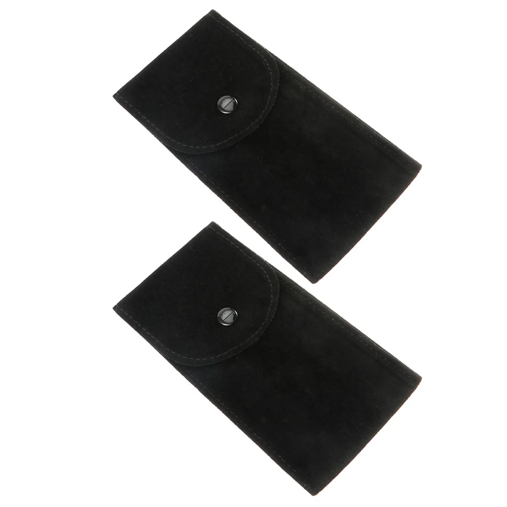 

2Pcs Watch Bag Pearl Fleece Portable Storage Pouch Simple Packing Men Watches Wallet Container Jewelry Packaging Tool