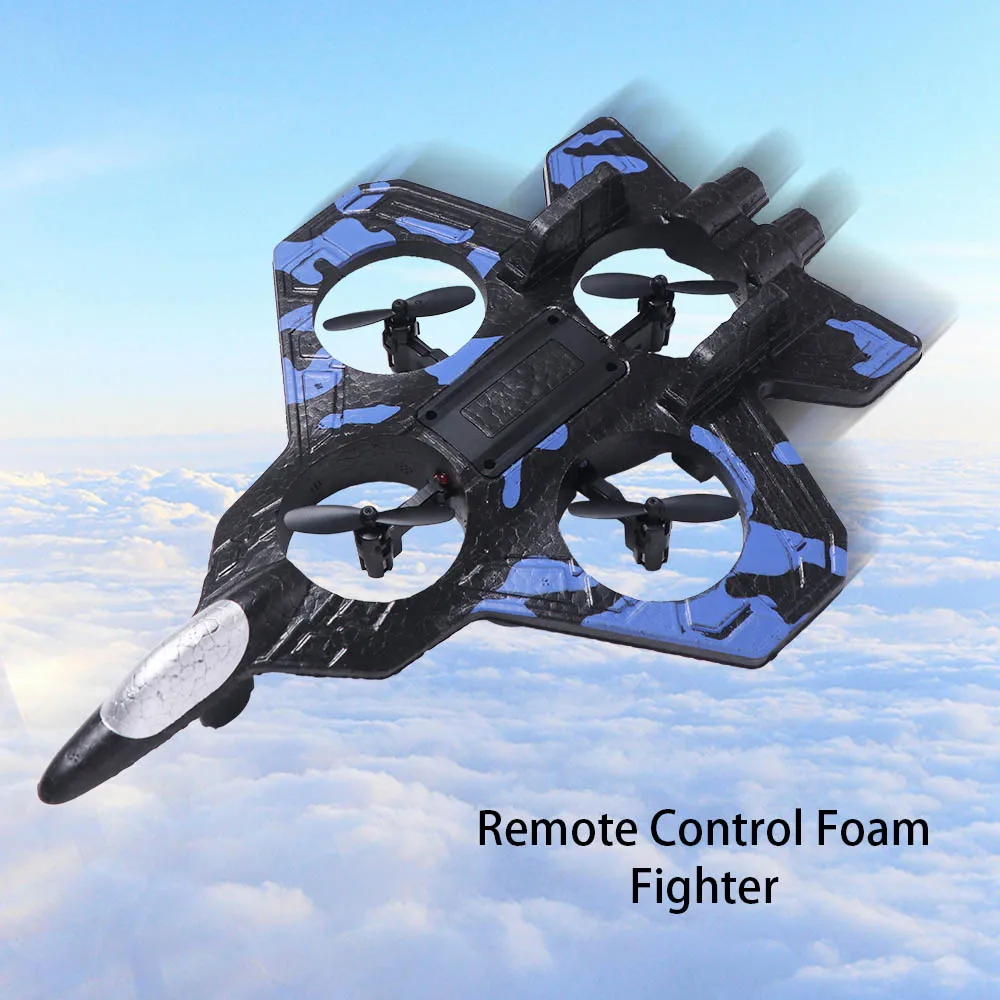 EPP 폼 리모컨 폼 전투기 충전식 중력 감지 네 개의 모터 헬리콥터 장난감 2.4G 스턴트 라이트 포함