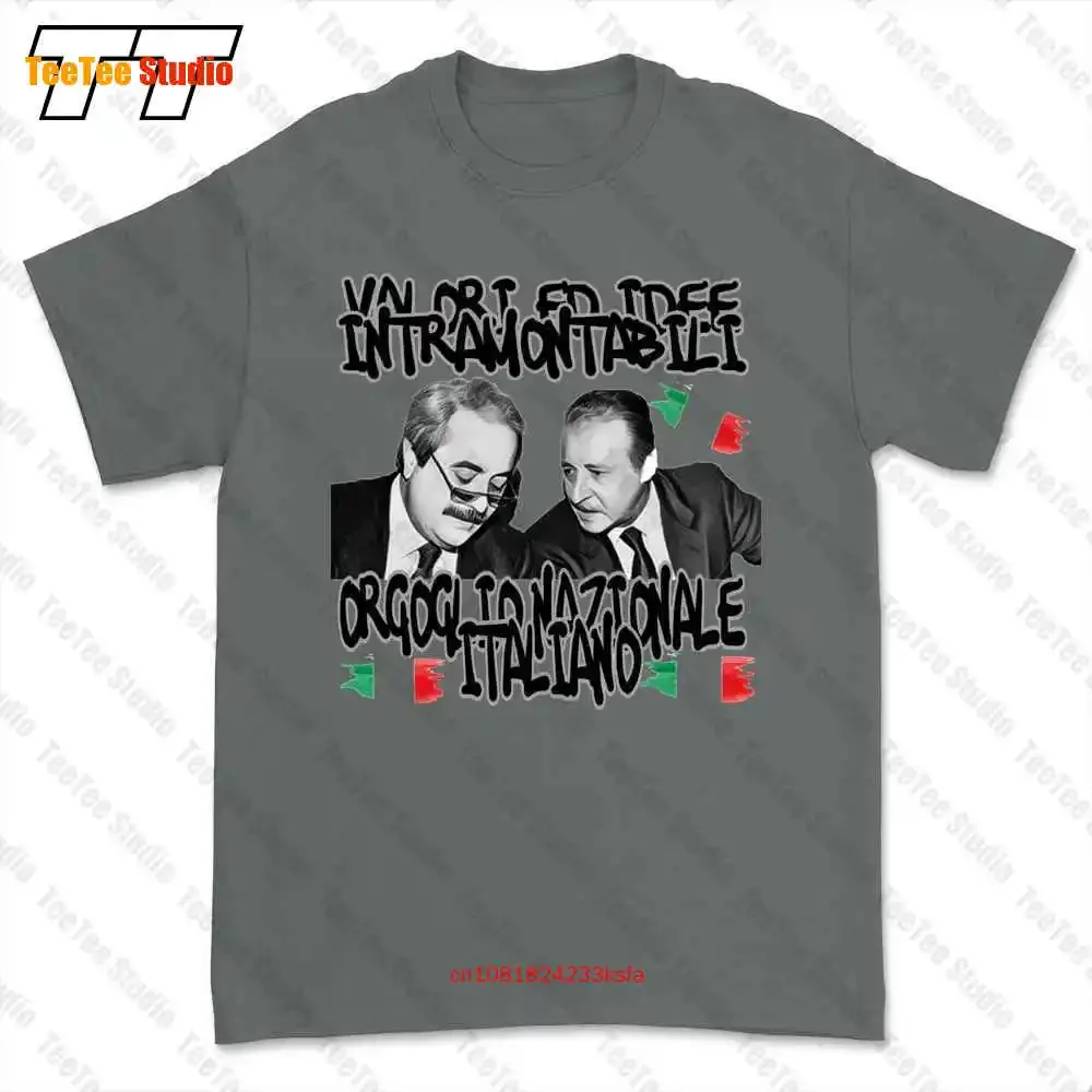 Giovanni Falcone Paolo Borsellino Antimafia-Eroi T-shirt Tee LML8 image 5
