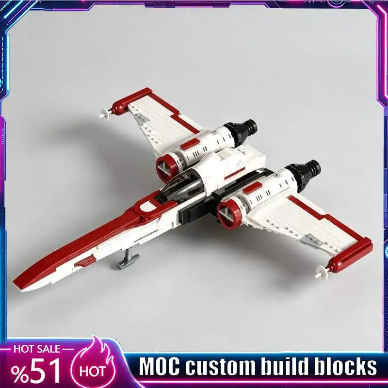 

NEW 531PCS Soldier Z-95 Headhunter Space Battle MOC SpaceShip Model Custom Puzzles DIY Assembly Educational Toy Collection Gift
