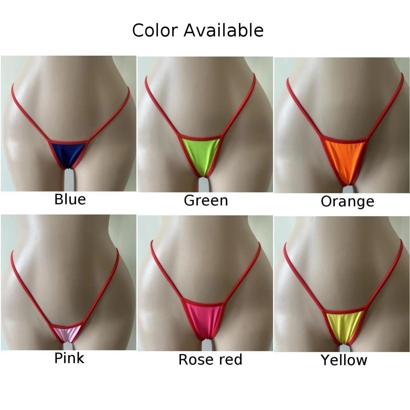 Lingerie Low Rise para Mulheres, Tanga Suave Stretch, Roupa Interior Respirável, Bolsa de Bulge, G-String Diário Confortável