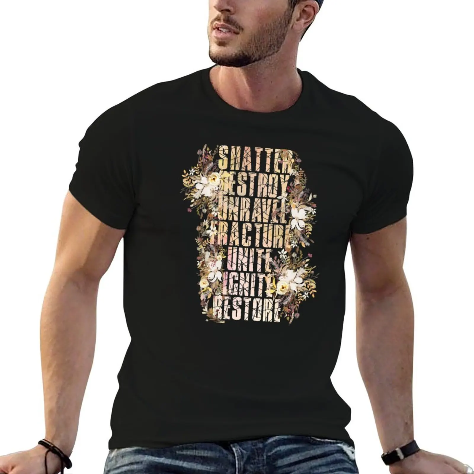 

man 100% man shirts shatter cotton t shirt for cotton men tshirt me casual all t T-Shirt