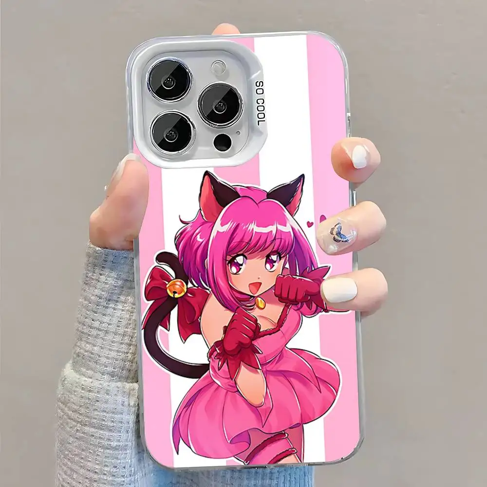 Etui na telefon Tokyo M-Mew M-Mew do iPhone'a 16, 15, 14, 13, 12, 11, Pro, XS, Max, Plus, Mini, SE Białe, Matowe, Odporne na Wstrząsy