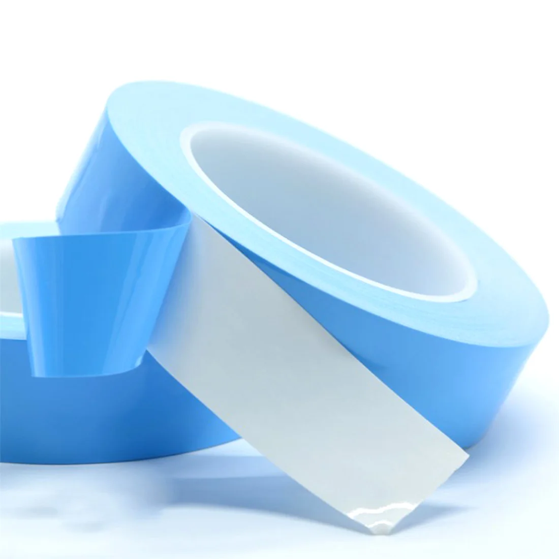 25 メートル/ロール 8mm12mm 15mm 18mm 20mm 幅転写テープ両面熱伝導性粘着テープチップ PCB LED ストリップヒートシンク