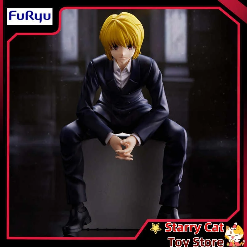 

[In Stock] Furyu Genuine Anime Toy Hunter × Hunter Grandista Kurapika Sitting Style 14cm Figure Model Ornament Toy Boy Gift