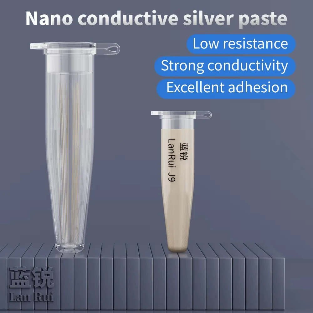 Lanrui J9 Nano Conductive Silver Paste Low Resistance For Mobile Phone Screen Line Repair Green/Yellow Screen Repair Hand Tools