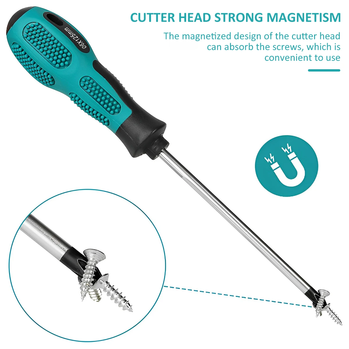 10/9Pcs Magnetic Screwdriver Set Heavy Duty Manual Cross Head Screwdriver Metric Flat Head Screwdriver for Electronics Furniture