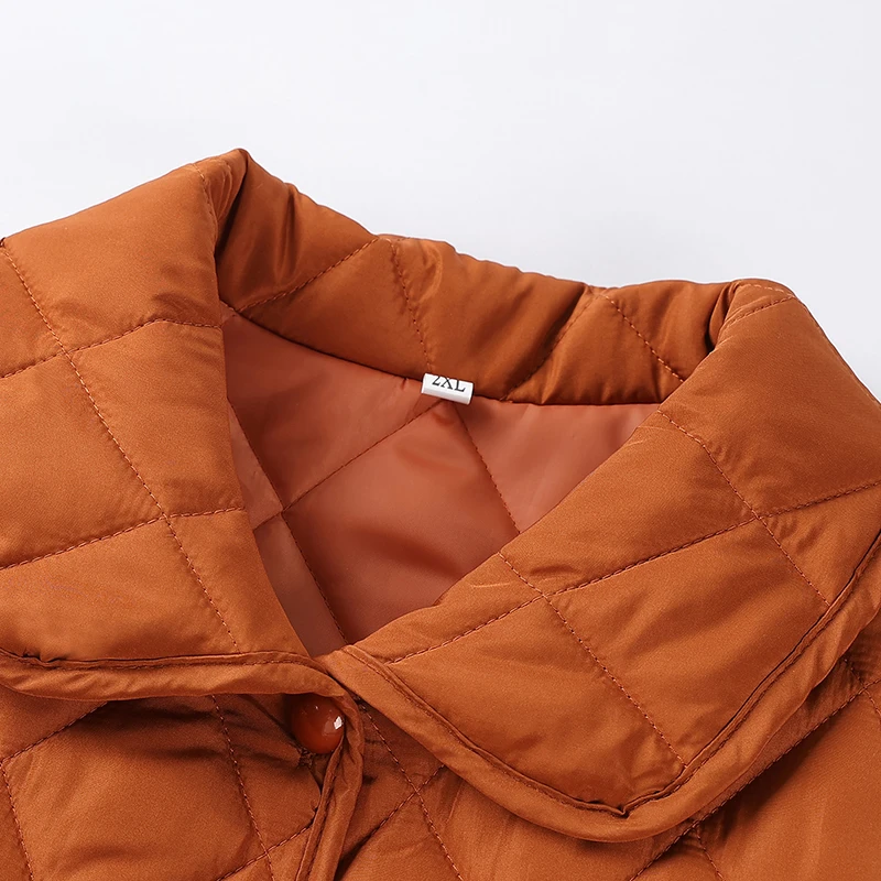 بلون حجم كبير التماس سترة قطن الخريف الشتاء الكلاسيكية 2025 الملابس النسائية سستة رياضية دافئة بأكمام طويلة الدافئة #6