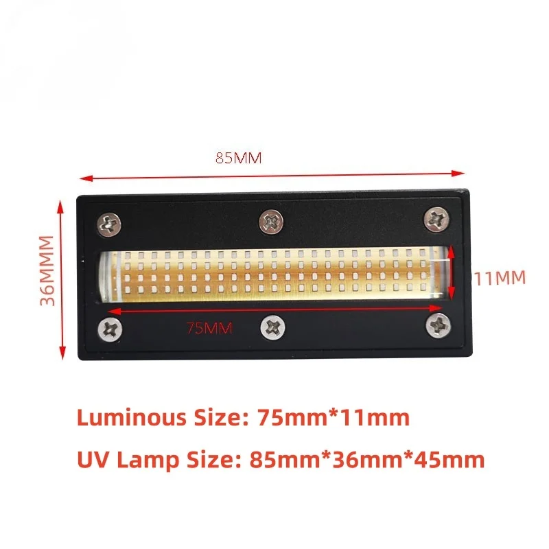 200W COB UV Curing Lamp 395nm uv led light uv lamp For 3d printer
