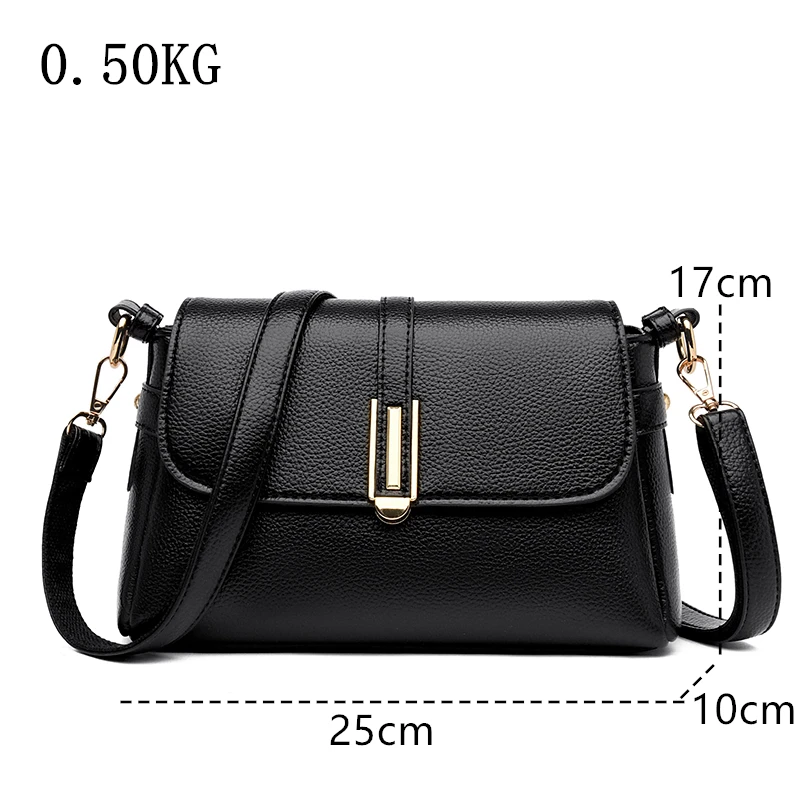 Luxury Designer Ladies Handbags High Quality Leather Shoulder Bags for Women New Female Crossbody Bag Purses and Handbags Sac