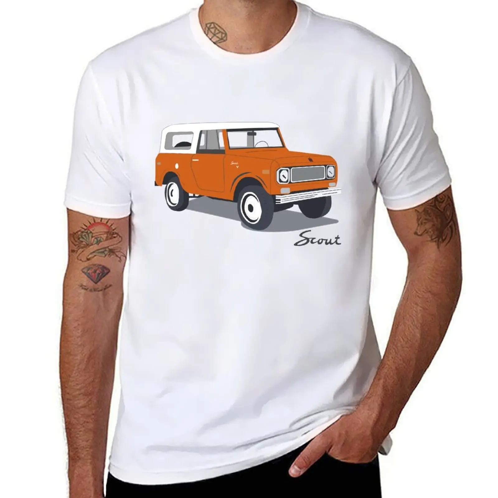 

International Harvester Scout T-Shirt t shirt custom print man t shirts high quality luxury brand man t shirt graphic T-Shirt