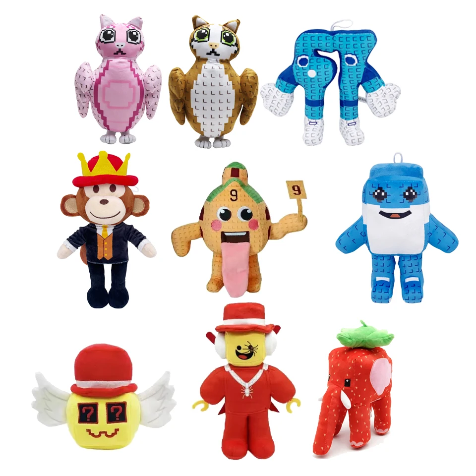 HIT SPRZEDAŻY! Pluszak Jandel Anime Jandel Giant Toriel No. 67 Niebieska Pluszowa Zabawka Czerwony Kapelusz Czarna Małpa prezenty świąteczne dla dzieci