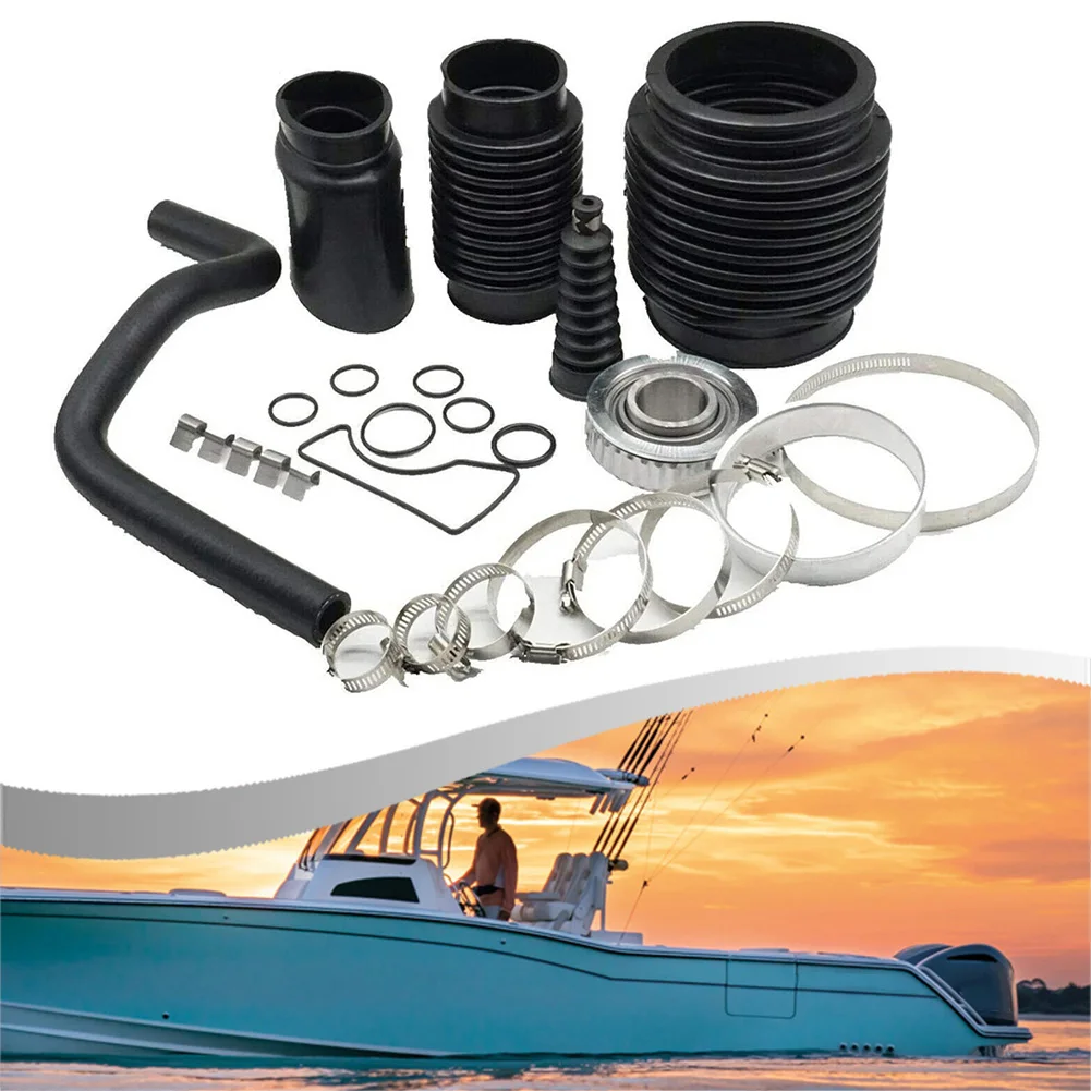 

Stern Drive Transom Bellows Repair Reseal Kit for MerCruiser 30803100T1 8M0095485 with Shift Cable and Exhaust Bellows