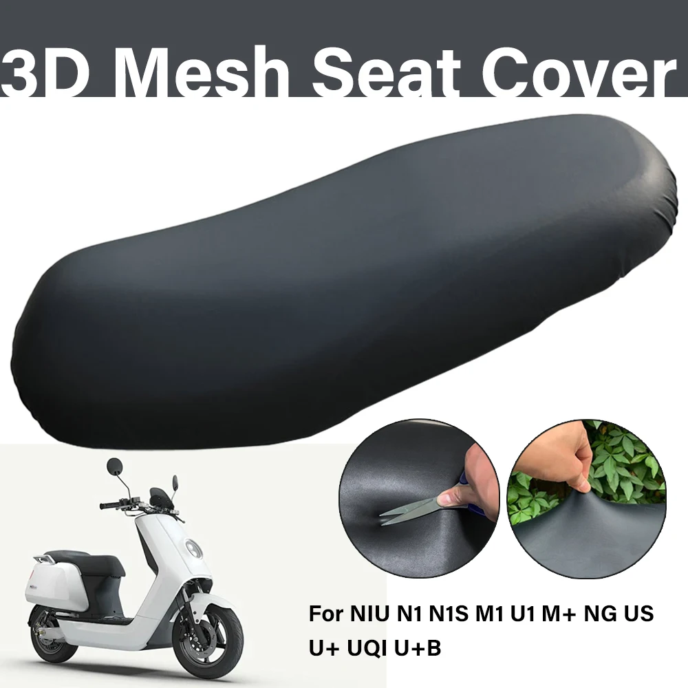 For NIU N1 N1S M1 U1 M+ NG US  U+ UQI U+B 2018 2019 2020 2021 2022 2023Motorcycle Seat Cover Waterproof Dustproof UV Resistant