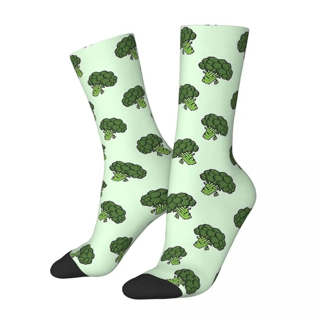 

Broccoli Bunch Head Pattern Socks Harajuku High Quality Stockings All Season Long Socks Accessories for Unisex Gifts